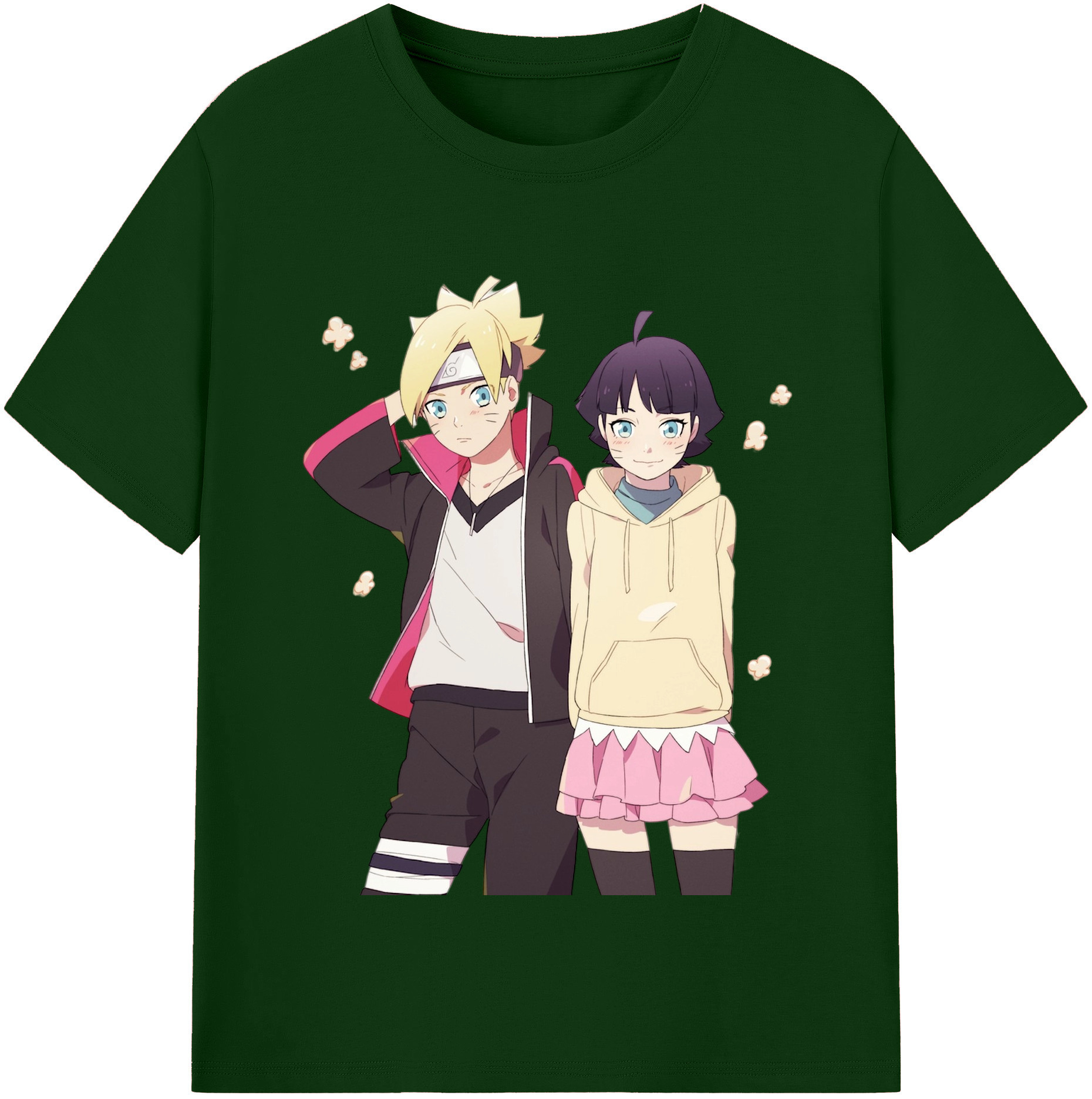 （画像用） NARUTO -ナルト- うずまき ボルト Uzumaki Boruto 綿100％半袖Tシャツ（フロントプリント）